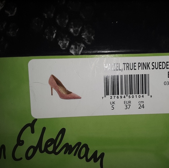 Sam Edelman faux suede blush pink pumps - Picture 8 of 8